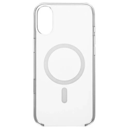 Чехол накладка для iPhone 16 Plus Clear Case MagSafe (прозрачный)