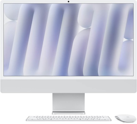 Моноблок Apple iMac 24" Retina 4,5K (M4 10C CPU, 10C GPU) 24/1TB SSD, серебристый